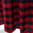 thumbnail image 4 of Buffalo Check Plaid Window Valances White and Black Farmhouse Design Window Treatment Decor Curtains Rod Pocket Valances, 4 of 5