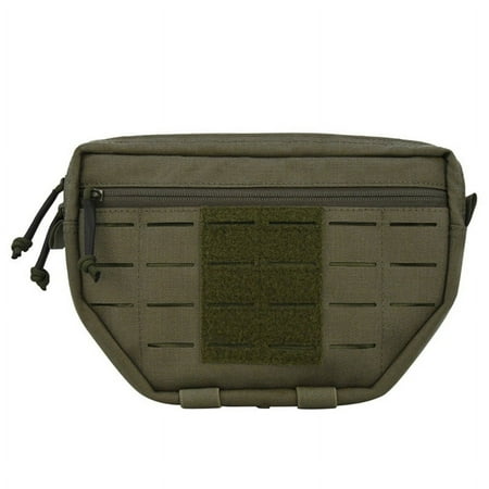 Biudunm Multifunctional Storage Bag Nylon Vest Bag Waist Bags Camping Hunting Accessory Bag Dark Green nylon Dark Green
