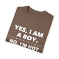 thumbnail image 3 of Humorous Long Haired Dudes Sassy Gag Sayings Funny Comments Loners Hairstyle Men Women Unisex Garment-Dyed T-shirt, 3 of 4