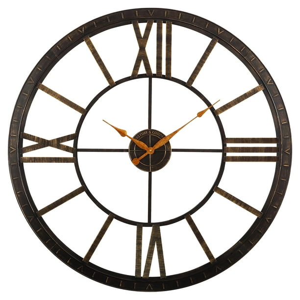 FirsTime & Co.® Big Time Wall Clock, Oil Rubbed Bronze, 40 in Walmart