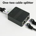 thumbnail image 4 of Gigabit Ethernet Splitter 1 to 2 networking Ethernet Splitter with Power Cable RJ45 Splitter 100/1000Mbps, 4 of 8