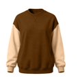 thumbnail image 5 of qafoshin Color Block Crew Neck Sweatshirt for Men, Fashion Classic Regular Fit Soft Raglan Long Sleeve Casual Pullover Tops, 5 of 5