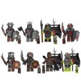 thumbnail image 1 of Set de 8 Figuras de Guerrero Oscuro, Personajes de Saga Épica con Armadura Detallada, Juguete de Bloques de Construcción para Coleccionistas y Juego Creativo, 1 of 9