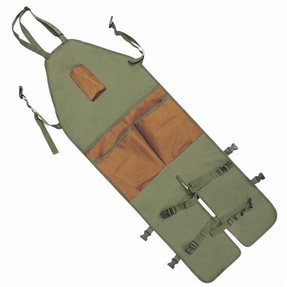 Gardening Apron With Multiple Pockets In Durable Material For Outdoor Use