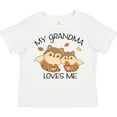 thumbnail image 3 of Inktastic My Grandma Loves Me with Cute Squirrels in Autumn Boys or Girls Toddler T-Shirt, 3 of 5