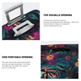 thumbnail image 3 of Kdxio Colorful Flower Tiger Pattern Luggage Cover for Travel,Elastic and Durable,Fits 18-32 Inch,Anti-Scratch Suitcase Protector-No luggage included, 3 of 5