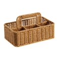 thumbnail image 4 of Cesta almacenamiento imitación ratán, caja organizadora hecha a mano con 4 compartimentos, ideal para la cocina, el baño y el hogar., 4 of 8