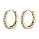 thumbnail image 5 of Pendientes de mujer, pendientes pequeños, sencillos, elegantes, con incrustaciones de diamantes, pendientes redondos, moda, combinables, joyas para las orejas sin dormir, 5 of 5