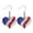 Heart Shape, variant on Patriotic Acrylic Dangle Drop Earrings, Red White Blue Star Strip Drop Earrings, Multi Shapes Usa Themed Jewelry For Women 4Th Of July Holiday Party Daily Outfit Decor(Star Shape-2.16")
