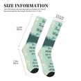 thumbnail image 2 of Lsque Not All Those Who Wander Are Lost1 Pattern Sport Compression Socks for Men & Women 15-20 mmHg Knee High Nurse Pregnant Running Medical and Travel Athletic, 2 of 6