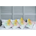thumbnail image 6 of Ambesonne Abstract Throw Pillow Cover 4 Pack, Squares and Sharp Line, 16", Pale Blue Yellow, 6 of 6