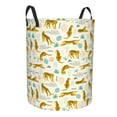 thumbnail image 2 of Qekee Leopard Print print Laundry Hamper Basket, Hamper Basket for Blanket Storage, Nursery Clothes Hamper for Laundry in Bedroom, 2 of 8
