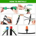thumbnail image 5 of 240FT DIY Drip Irrigation System Kit: For Garden/Greenhouse/Patio/Lawn. With Adjustable Emitters, 5/16" & 1/4" Tubing + Connectors. (Garden & Patio), 5 of 9