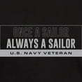 thumbnail image 3 of CafePress - U.S. Navy Once A Sailor Dark T Shirt - Men's Classic Graphic Cotton T-Shirt, 3 of 4