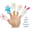 thumbnail image 3 of Finger Puppet Set (20-Piece), 6 Family Member and 14 Animal Finger Puppets Plush Toys for Kids, 3 of 7