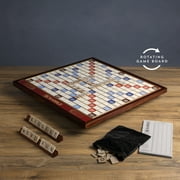 WS Game Company Scrabble Giant Deluxe Edition with Rotating Wooden Board Game