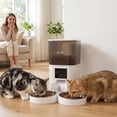 thumbnail image 2 of PawHut Automatic Cat Feeder Pet Food Dispenser with HD Camera APP Control, 2 of 10