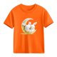 thumbnail image 4 of Blusas y camisas de manga corta con cuello redondo para niños Camiseta de verano de manga corta estampada para niñas Jersey elegante de cuello redondo para niñas Top de algodón para niños, 4 of 6