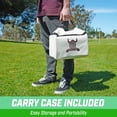 thumbnail image 6 of GoSports Backyard Size Premium Wood Kubb Viking Clash Toss Game Set for Kids & Adults, 6 of 7