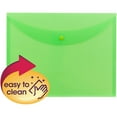 thumbnail image 4 of Smead Letter File Wallet - 8 1/2" x 11" - Polypropylene - Green - 10 / Box, 4 of 4
