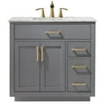 thumbnail image 6 of Ivy 36" Marble Countertop Single Vanity w/o Mirror Gray, 6 of 8