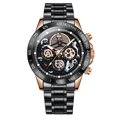 thumbnail image 1 of OLEVS Montre pour Hommes Montre-Bracelet Quartz Étanche Design Squelette en Acier Inoxydable Montre de Sport pour Hommes Marque de Luxe, 1 of 1