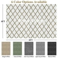 thumbnail image 5 of CozyDesg Shag Area Rugs,4'x6' Soft Fluffy Shaggy Carpet for Living Room,Large Rug for Bedroom Dining Room Home Decor Room Decor,White & Beige, 5 of 8