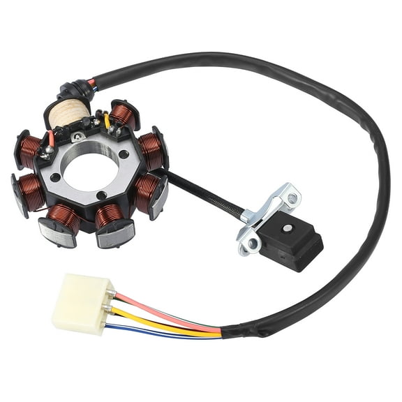 Unique Bargains 8 Pole Magneto Engine Stator Generator Charging Coil for CG Motorcycle Scooter