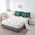 thumbnail image 5 of jejeloiu Pixel Miners Grid 7-Piece Twin Bedding Sets,Boys Gamepad Console Bedding Comforter Set,Teens Video Game Sheet Sets For Kids,Microfiber Bedroom Decor Reversible, 5 of 8