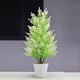 thumbnail image 5 of Simulación de árbol de cedro pinaster pequeño de Navidad, hoja de cedro pinaster artificial, simulación de bonsái verde, adornos en maceta para sala de estar, simulación de pino pequeño y ciprés, 5 of 6
