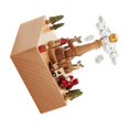 thumbnail image 2 of Wooden Wind up Musical Box Christmas Themed for Friends Home Decor Gift Snowflake, 2 of 9