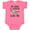 Hot Pink, variant on Inktastic Nana and Poppop Love Me Girls Baby Bodysuit