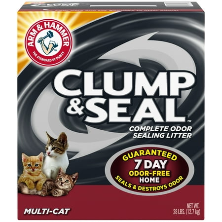 Arm & Hammer Clump & Seal Litter, Multi-Cat 28lb