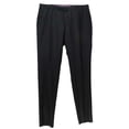 thumbnail image 1 of Incotex Pantalon Habillé Coupe Moderne Noir Mat Super 150 pour Homme - 38, 1 of 2