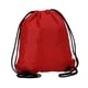 thumbnail image 4 of Mochila con cordón, bolsa con cordón, bolsa de gimnasio, saco con cincha, bolsas de PE, soporte para pelotas, mochila grande para hombres, niños, comp Rojo, 4 of 8
