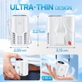 thumbnail image 2 of Portable Personal Waist Fan& Neck Fan, 14000RPM Brushless Motor, 40H Runtime Rechargeable, 6-Speed Quiet Operation, Clip-On Personal Body Cooling for Camping/Worksites/Outdoor, 2 of 9