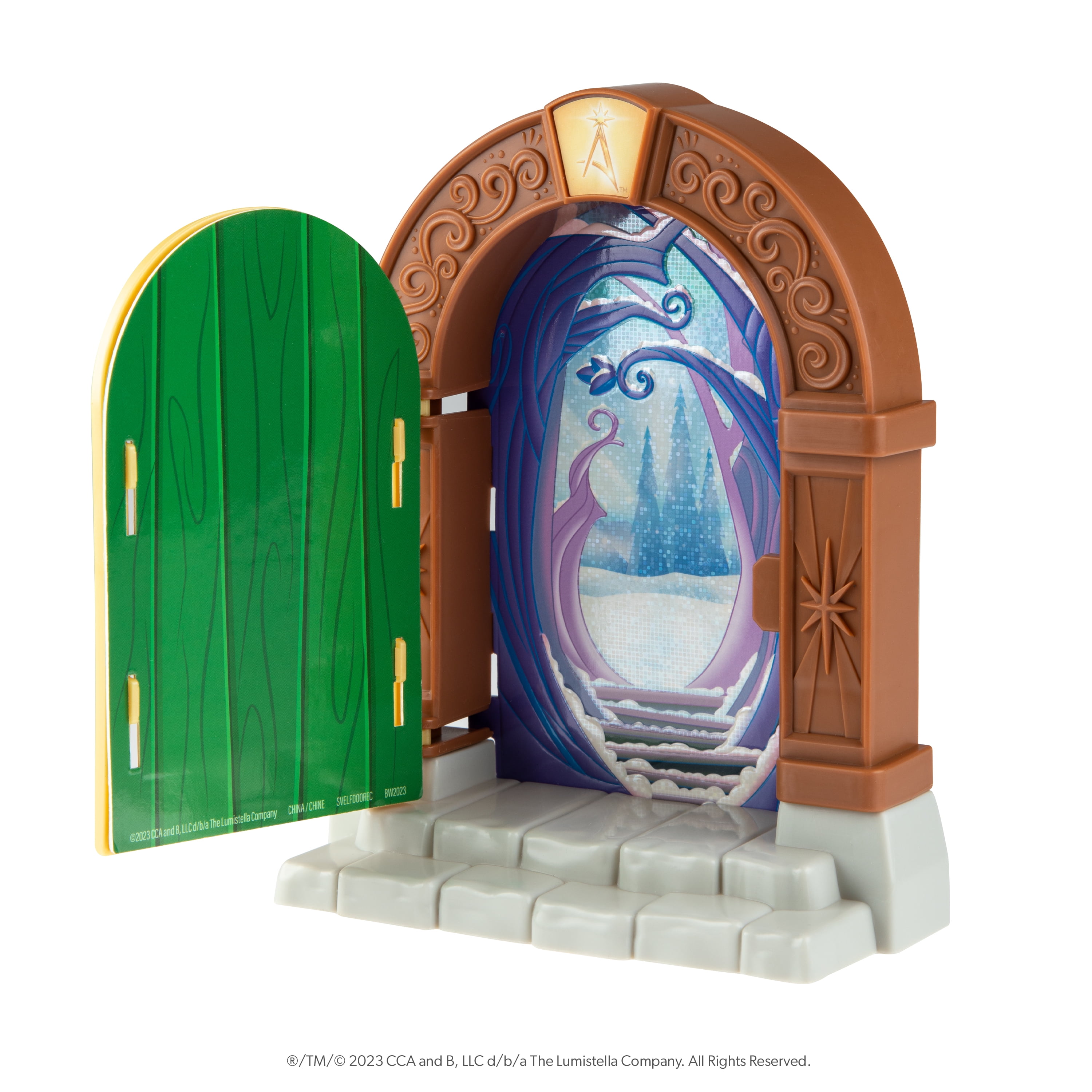 The Elf on the Shelf Elf Door Kit – Magical North Pole Portal for ALL of Santa's Helpers (Scout Elf Not Included)
