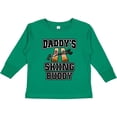 thumbnail image 3 of Inktastic Daddys Skiing Buddy Kids Skis Boys or Girls Long Sleeve Toddler T-Shirt, 3 of 5