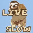 thumbnail image 3 of CafePress - Funny Sloth LIVE SLOW T Shirt - Men's Classic Graphic T-Shirt, 3 of 4
