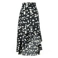 thumbnail image 1 of Vedolay Long Skirt Women's High Waist Flared Skirt Pleated Midi Skirt with Pocket,Black S, 1 of 4