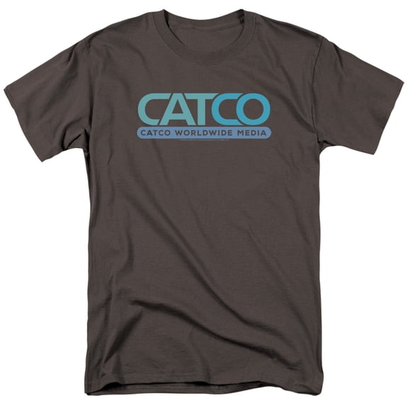 Supergirl Catco Logo Adult 18/1 T-Shirt Charcoal