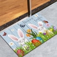 thumbnail image 5 of Euaioeiu Easter Bunny Egg Decor Rug, Cute Easter Bunny Eggs Pattern Non-Slip Area Rug, Soft Plush Carpet for Spring Holiday Decorations, Home Decor for Living Room Bedroom Easter Party, 5 of 6