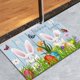 thumbnail image 5 of Alfombras de baño, alfombras para sala de estar, alfombra de área, tapete de baño La alfombra está decorada con huevos de conejito de Pascua Artículos decorativos, 5 of 6