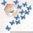 thumbnail image 3 of KDJ 24PCS 3D Frosted Glitter Butterfly Wall Stickers Party Background Decorations - for Home Decor, 3 of 8