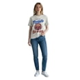thumbnail image 3 of Ambar Women's Don'T Take It Personally Printed Short Sleeve Tshirt, Gray \ Blue \ Red,M - US, 3 of 4