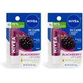 thumbnail image 1 of Bálsamo labial NIVEA Blackberry con color e hidratación, pack de 2, 1 of 9