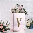 thumbnail image 3 of BalsaCircle 8" Gold Solid Letter V Self-Adhesive Rhinestones Gems Sticker, 3 of 8