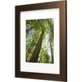 Mainstays 11x14 Matted to 8x10 Flat Wide Gallery Mahogany Wall Picture Frame