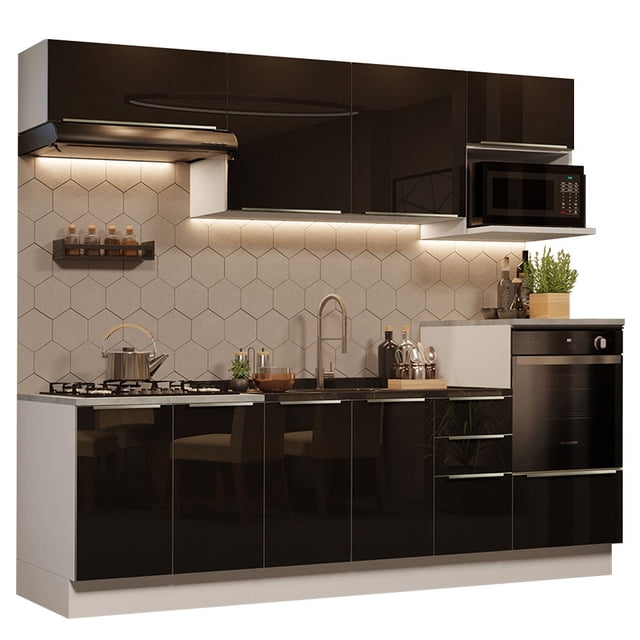 Cocina Integral Completa Modular Madesa Lux 260cm BN 07