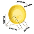 thumbnail image 3 of Kugisaki 4 PCS Plastic Serving Trays With Base For Party Dinner Plates Dishwasher Plastic Plates Reusable Lightweight Plates For Kitchen Or Camping on Clearance, 3 of 6